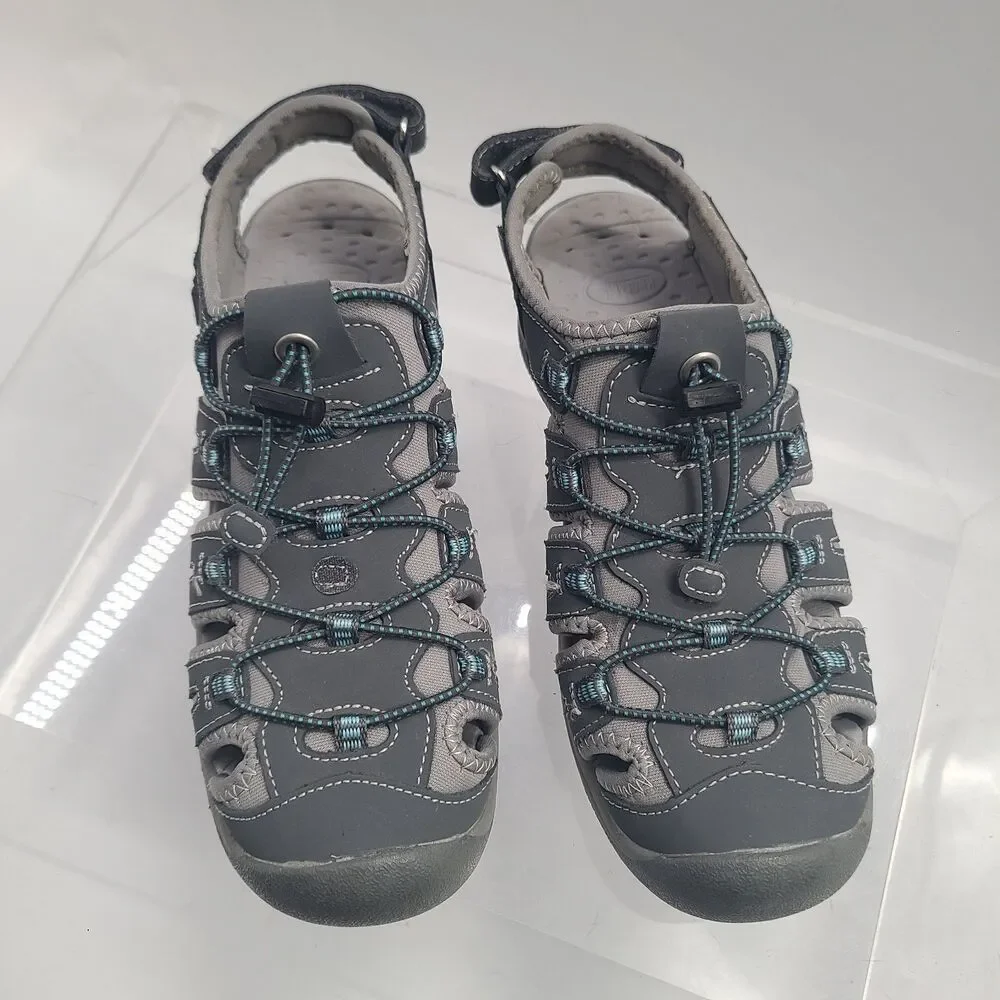 Khombu Crystal Grey River / Hiker Sandals Water Ready Size Women's 8M